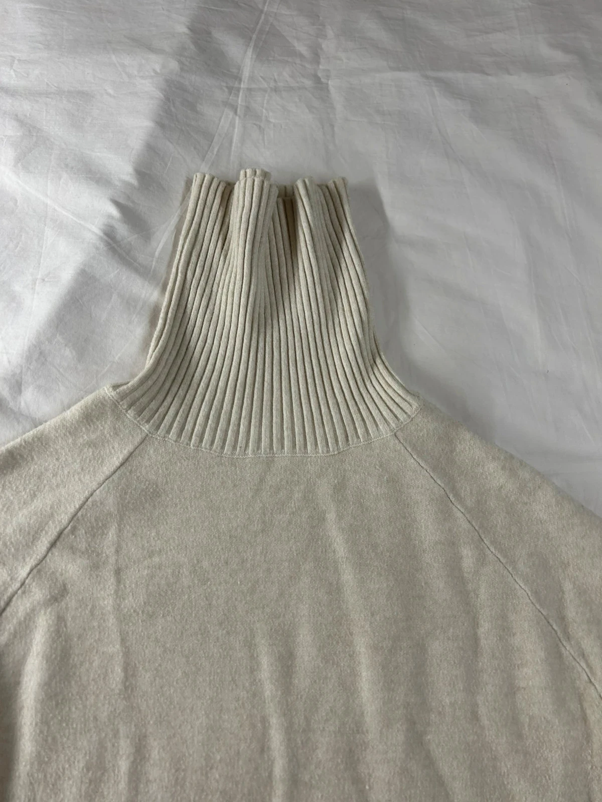 Crème witte trui met ronde hals – photo 7